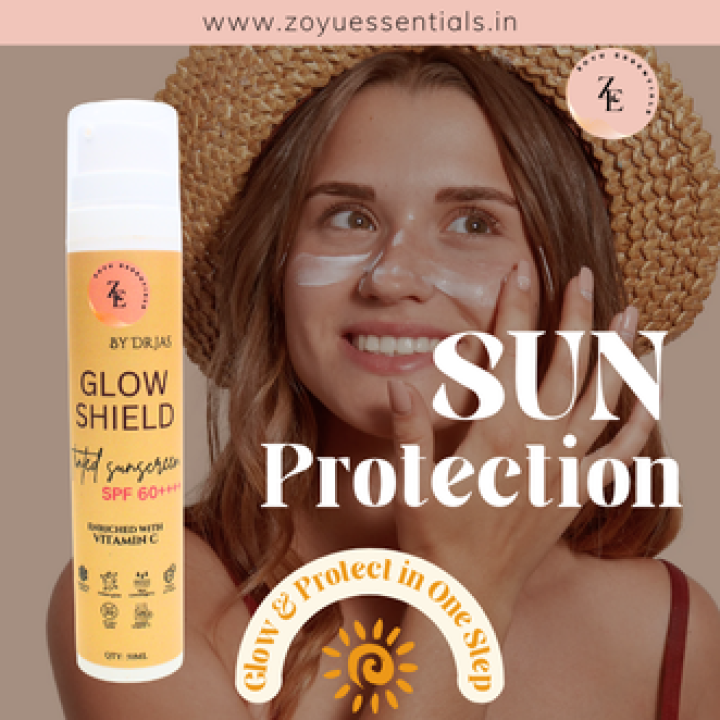 GLOW SHIELD TINTED SUNSCREEN SPF 60 PA++++ by DR.JAS