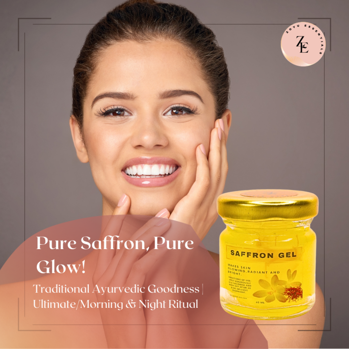 100% PURE SAFFRON SKIN BRIGHTENING GEL